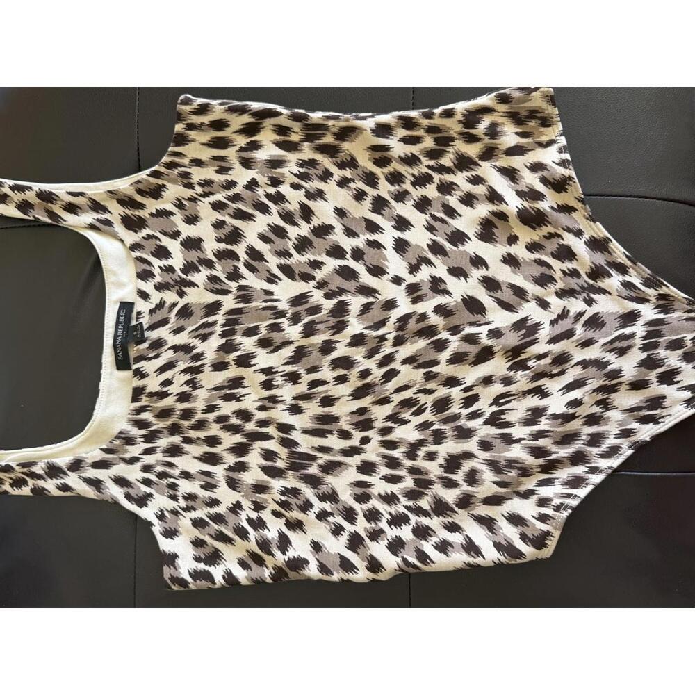 Banana Republic Leopard Print Tank Bodysuit